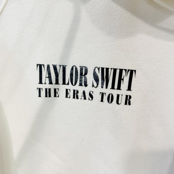 Taylor Swift Eras Tour Hoodie XL Official Cream Pullover EUC - Picture 5 of 6